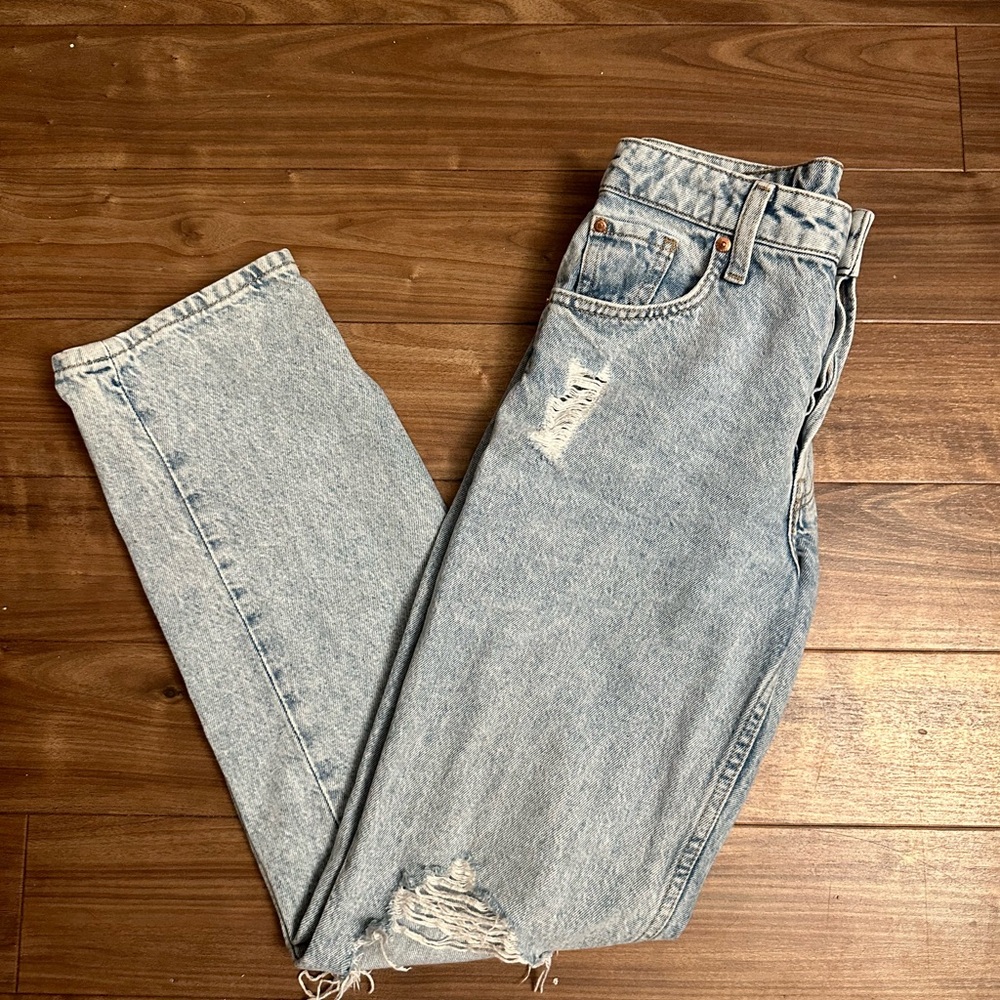 Women’s blue jeans. Size 0